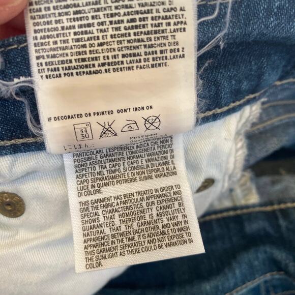 Diesel Green Blue Denim Bootcut Jeans EUC Sz 28 Italian Vintage Y2K - Picture 8 of 15